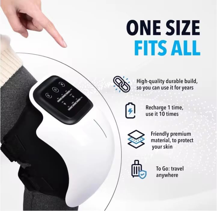 Smart-Heating Electric Knee Massager