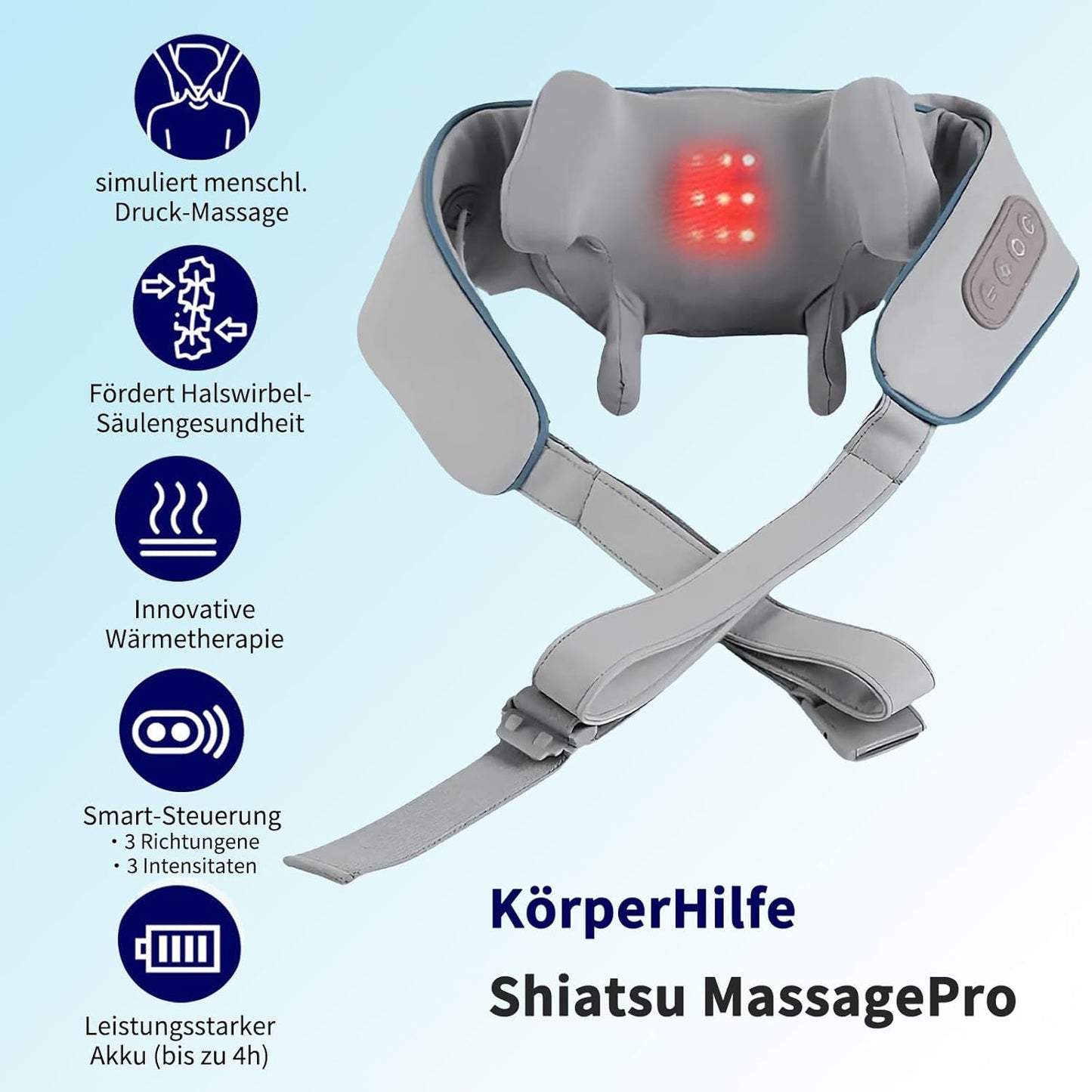 Wunnix-3 in 1 Neck Massager for Pain Relief