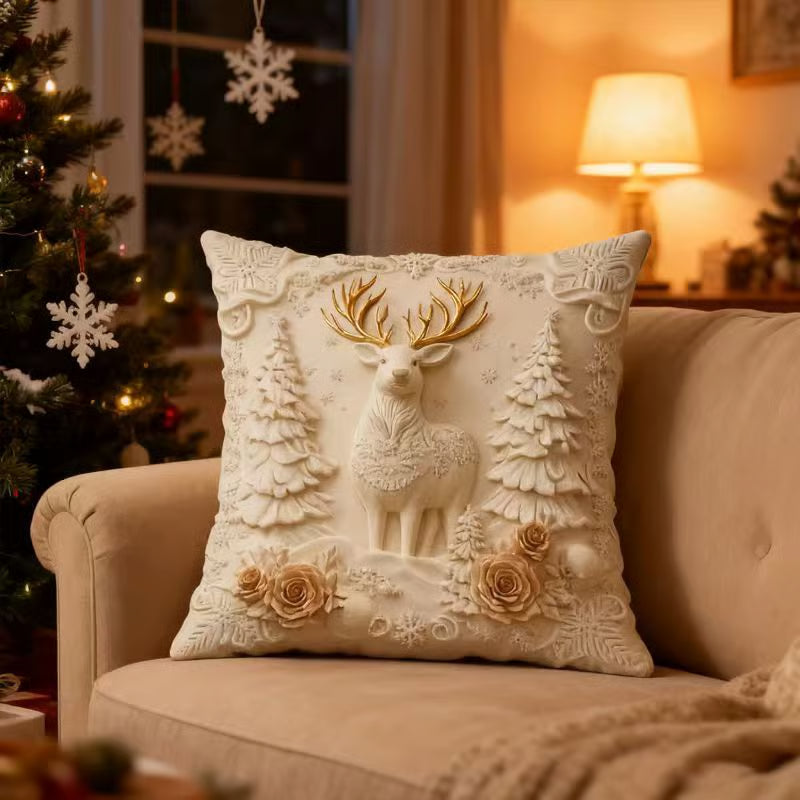 🏆 50K+ SOLD! 🎄 Luxury Christmas Style Pillow Cover