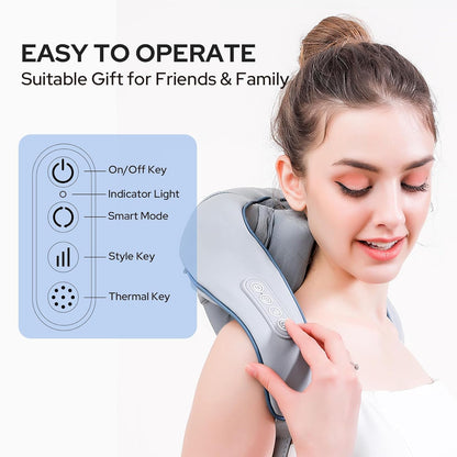 Wunnix-3 in 1 Neck Massager for Pain Relief