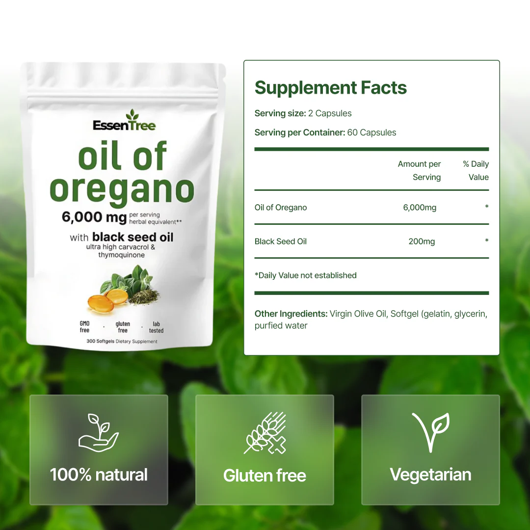 Oil Of Oregano Softgels